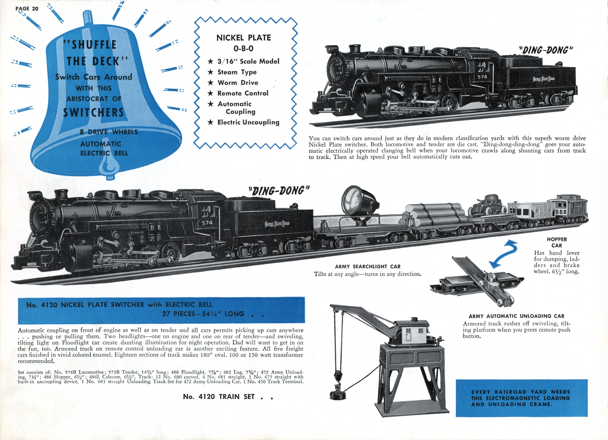 american flyer trains 1941 page 20 a c gilbert catalog archive amer flyer 482