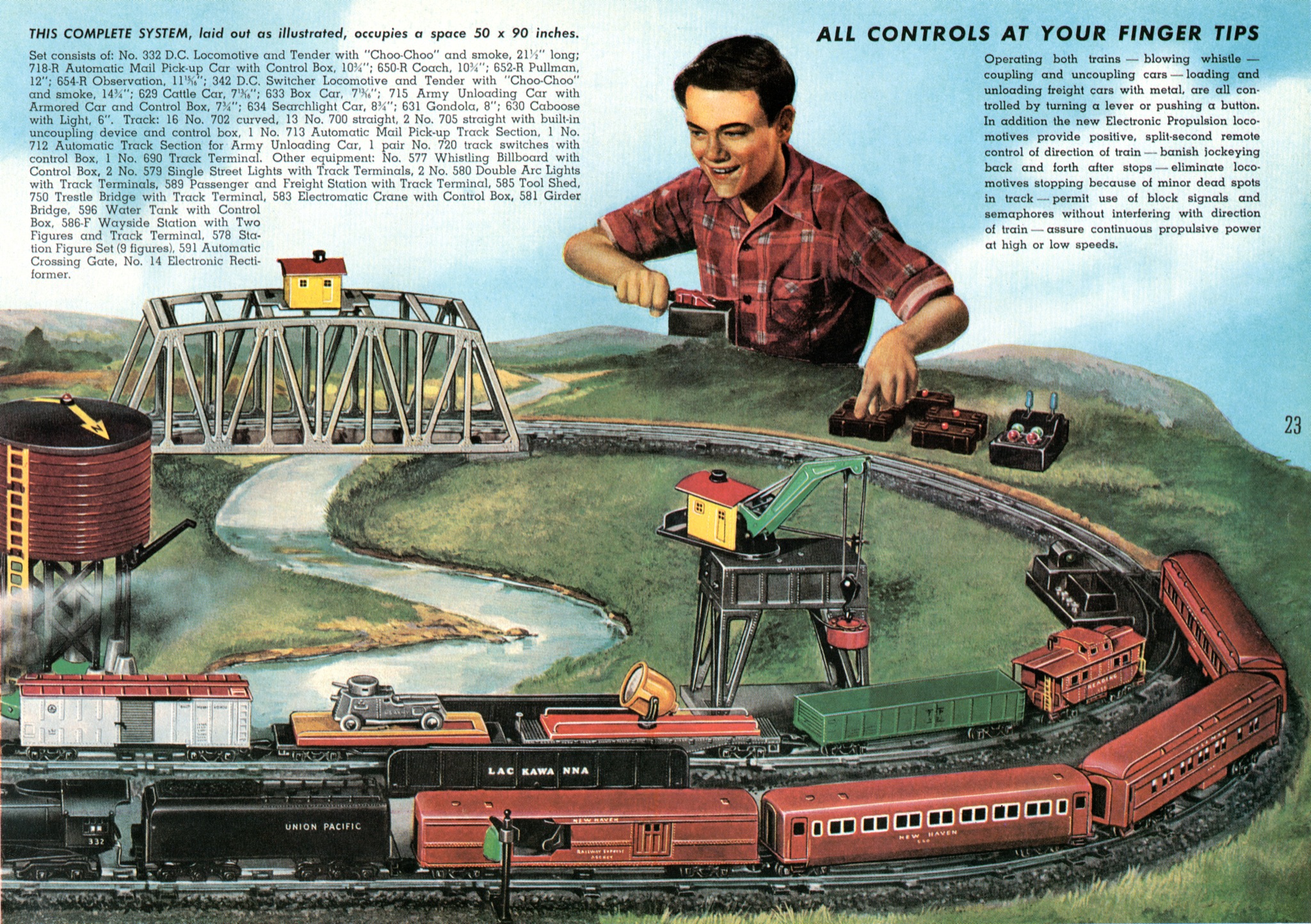 1947 american flyer train set