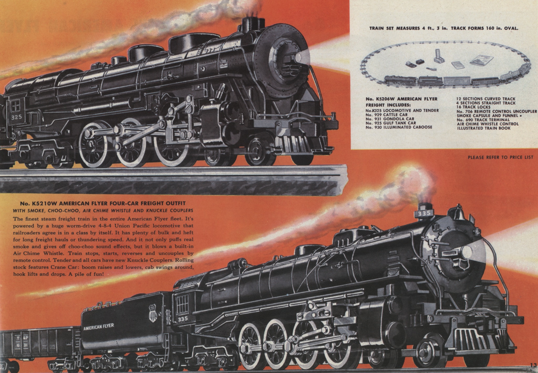 american flyer trains 1952 page 12 a c gilbert catalog archive american flyer instruction book 1952