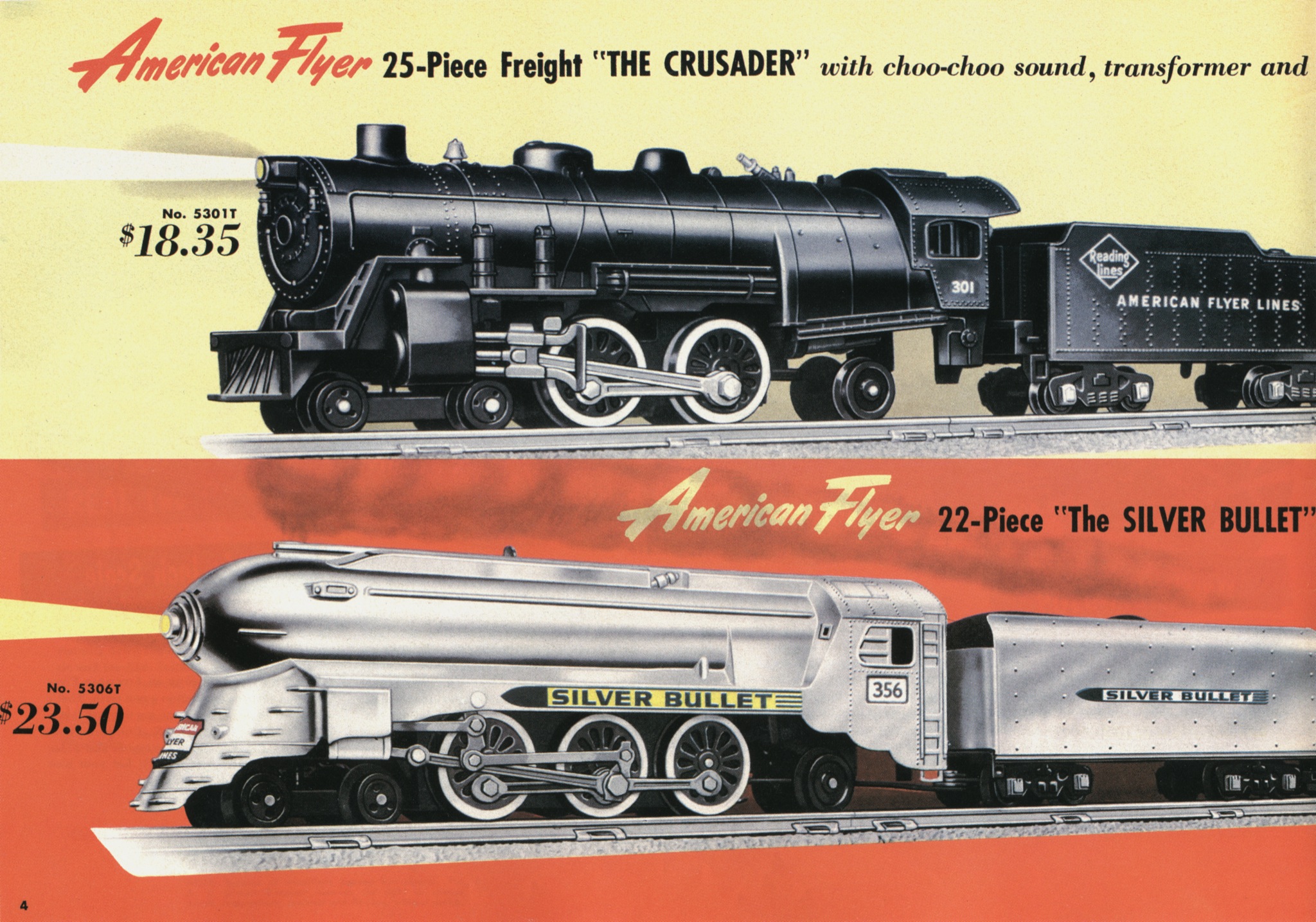 gilbert american flyer train set