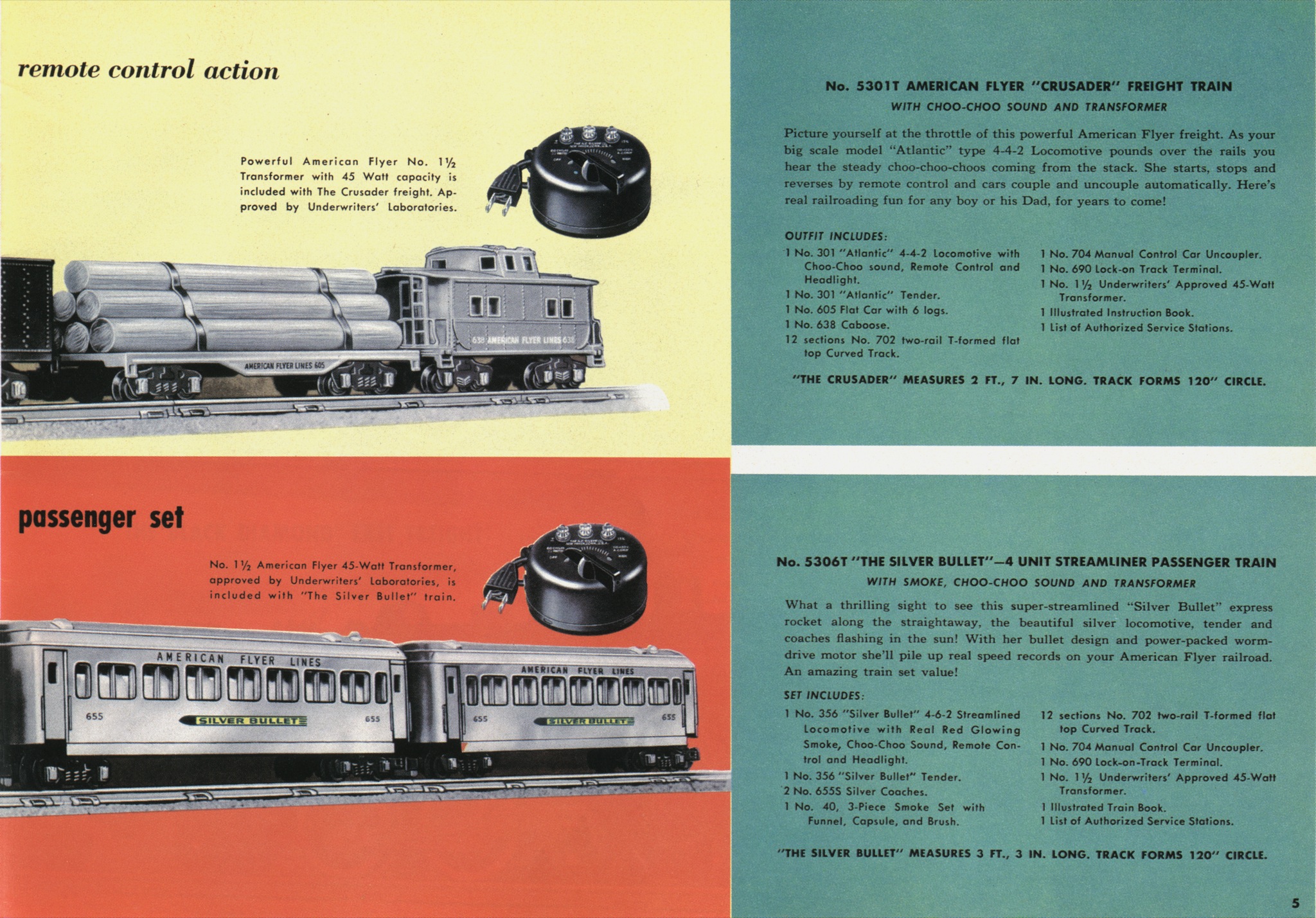 american flyer train set 1953