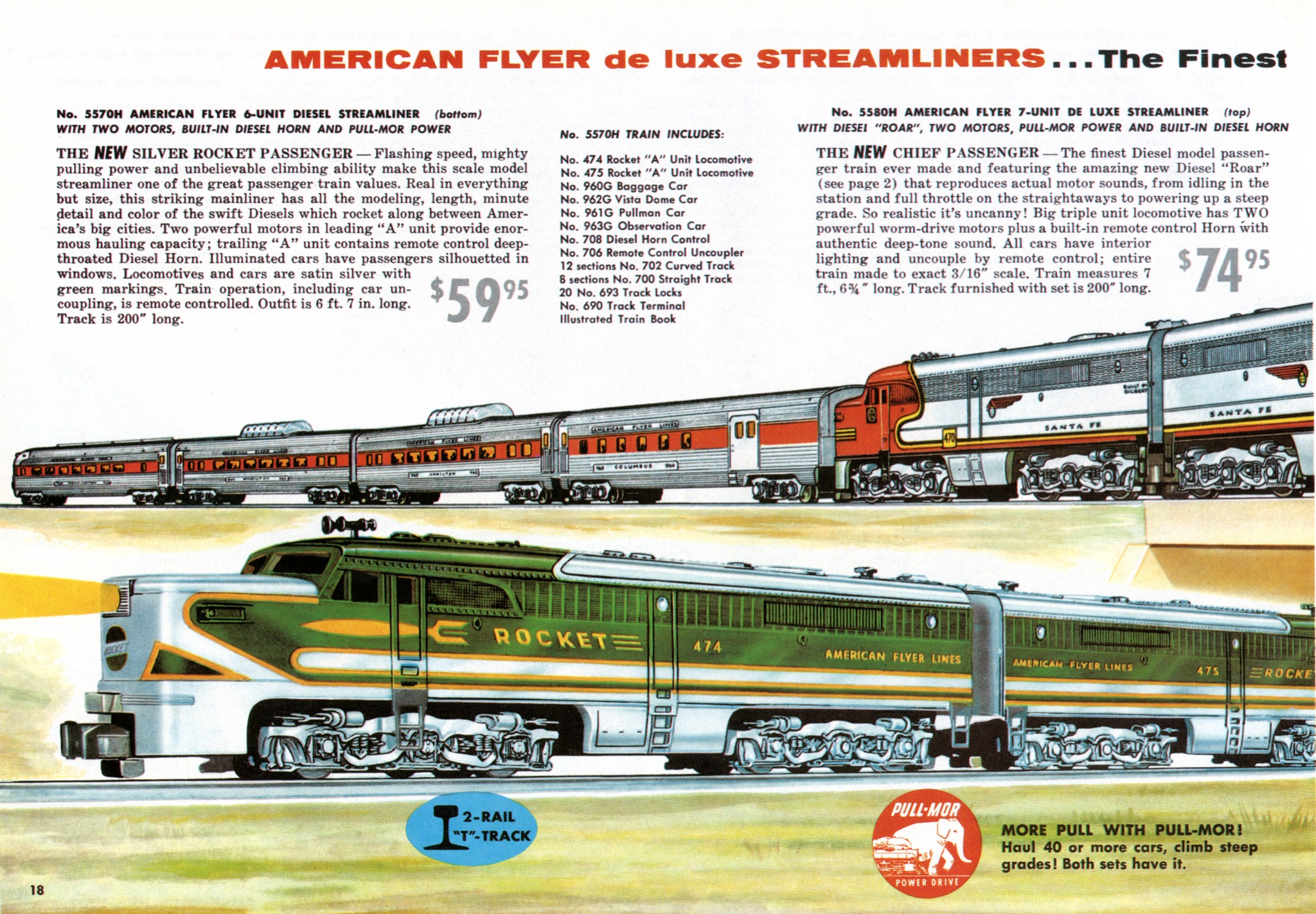 american flyer rocket train set