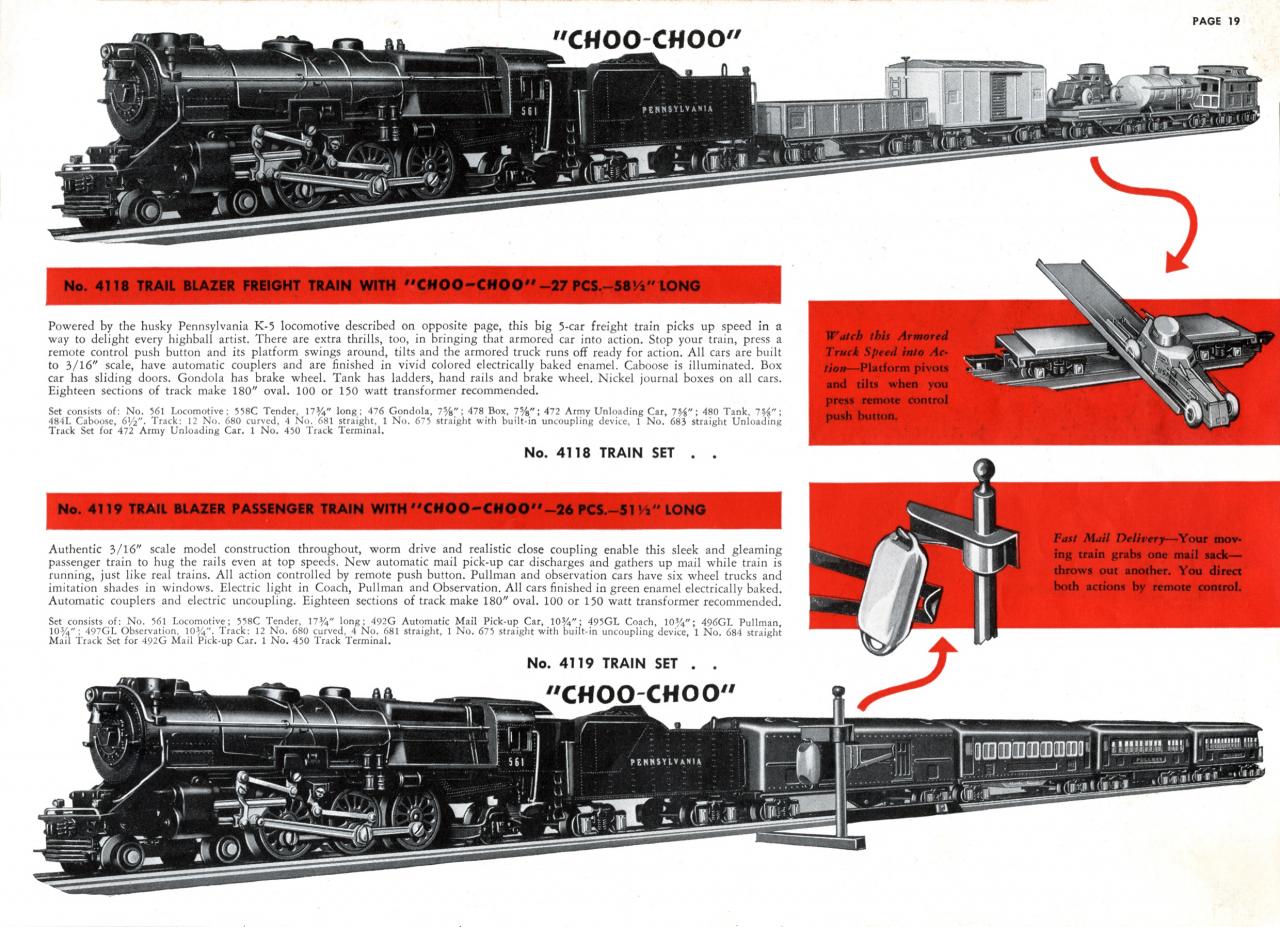 american flyer trains 1941 page 19 a c gilbert catalog archive 1941 amer flyer catalog eli whitney