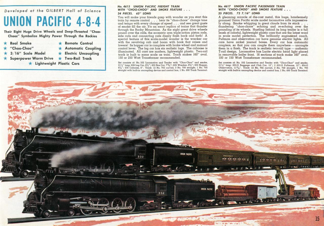 electric train with smoke