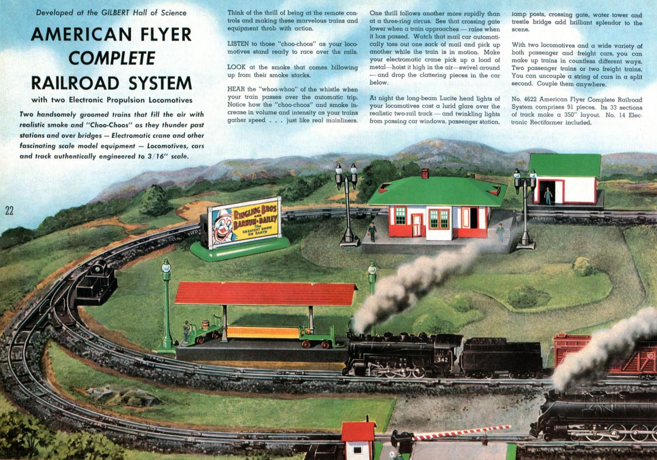 1947 american flyer train set