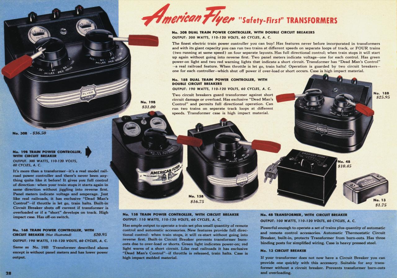 american flyer train transformer