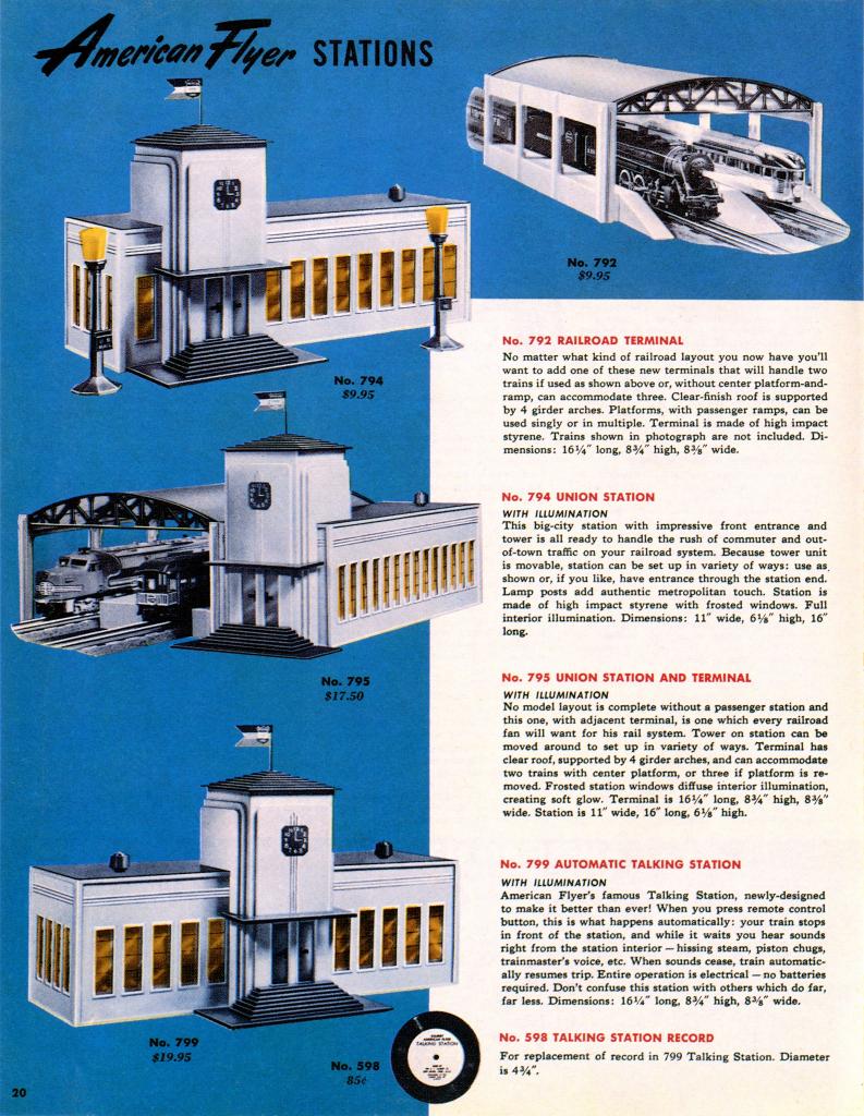 talking station record a c gilbert catalog archive gilbert american flyer talking station