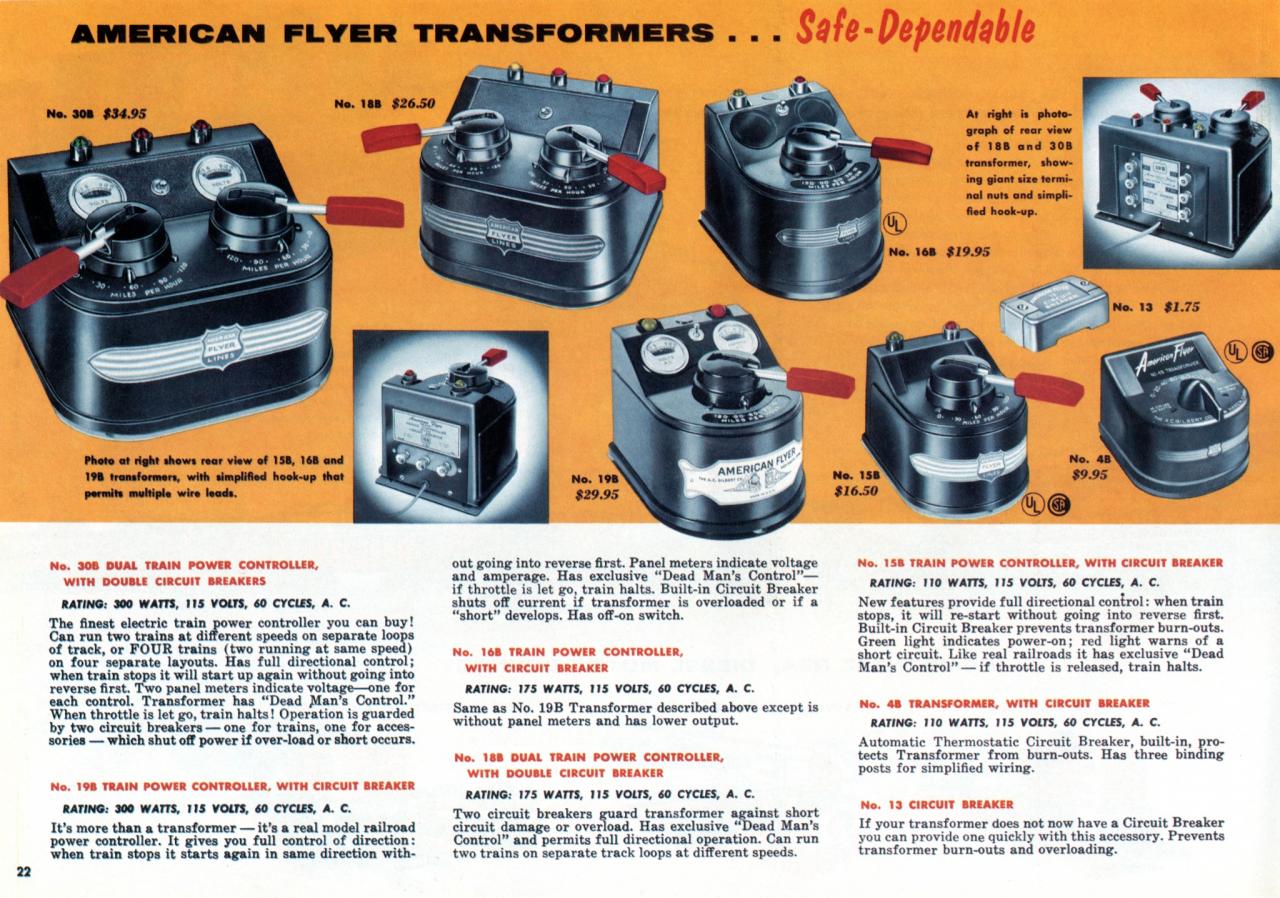 american flyer train transformer