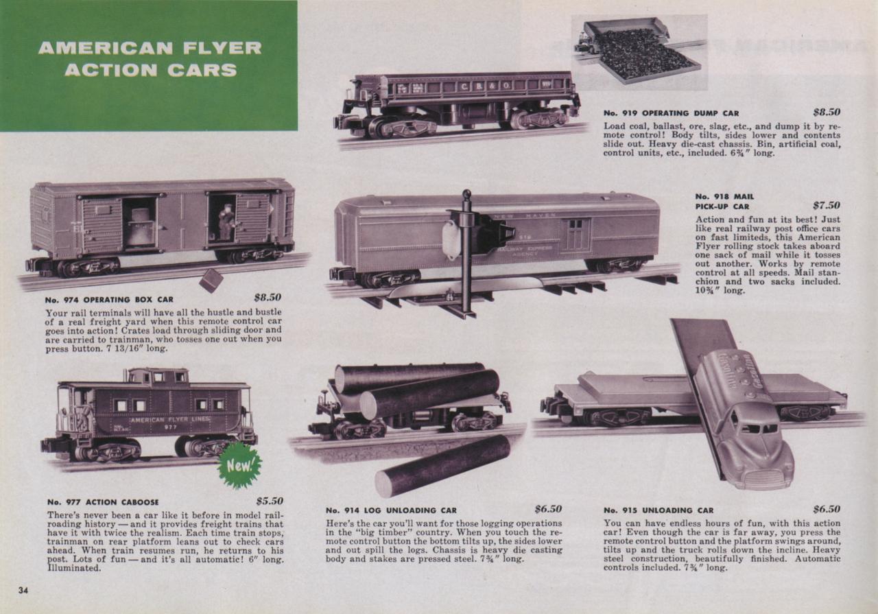 action caboose a c gilbert catalog archive american flyer 977