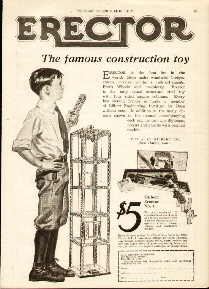 erector set parts catalog