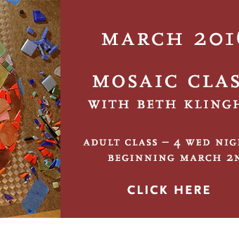 March Mosaic Workshop with Beth Klingher