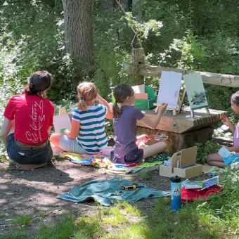 Painting Along the Mill River