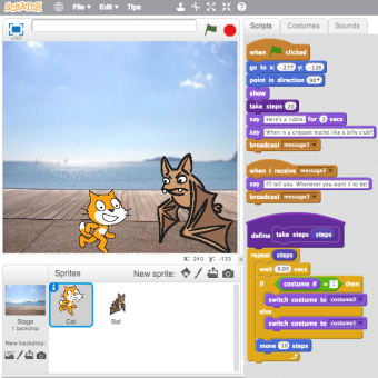 Scratch for Beginners (8 – 9 year olds)