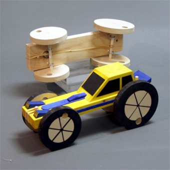 Rubber Band Car 