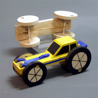 Rubber Band Car