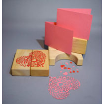 Laser Cutting Hearts