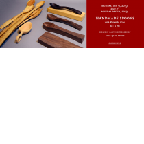 2019 – Adult Woodcarving Workshop – Wooden Spoons