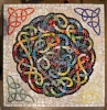 Beth Klingher. <i>Celtic Knot Mosaic Tabletop</i>