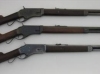 Right view of 1st, 2nd and 3rd model Burgess rifles - Manufactured from late 1878 to early 1880. Total production estimated at less than 2000 rifles and carbines. 