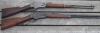 Top picture is an early Kennedy carbine with S lever in .45-60; bottom picture is a late .44 rifle with a loop lever