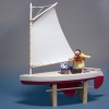 Hoist up the John B's sail, see how the main-sail sets.